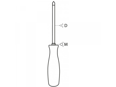Отвертка усиленная цельнометаллическая SL6.5, 150 мм